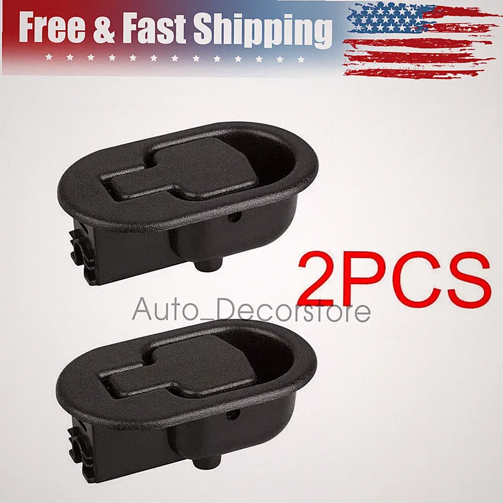 2PCS Universal Replacement Sofa Chair Recliner Pull Handle Release Lever Black